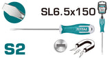 TOTAL Slotted Screwdriver SL 6.5 X 150mm (THT266150)