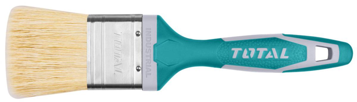 TOTAL Paint Brush 50mm - 2" Plastic Handle Covered Rubber (THT84026)