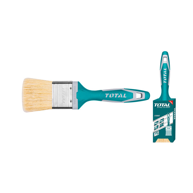 TOTAL Paint Brush, Plastic Handle Covered with Rubber 38mm - 1.5" (THT84156)