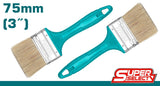 TOTAL Paint Brush with Plastic Handle 75mm - 3" (THT845036)