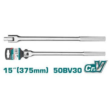 وصلة بوكس متحركة ½ إنش بطول 15 إنش – مطلية بالكروم من توتال (THTFX12151) | قوة ودقة