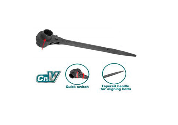 Total 19+21mm Double Open Wrench (THTRSW19211)