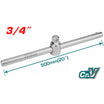 1/4″ Sliding T-Box Handle 500mm by Total (THTSTB34201)