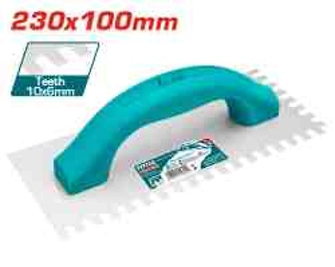 TOTAL Plastering Trowel with Teeth 230*100mm (THTT832306)