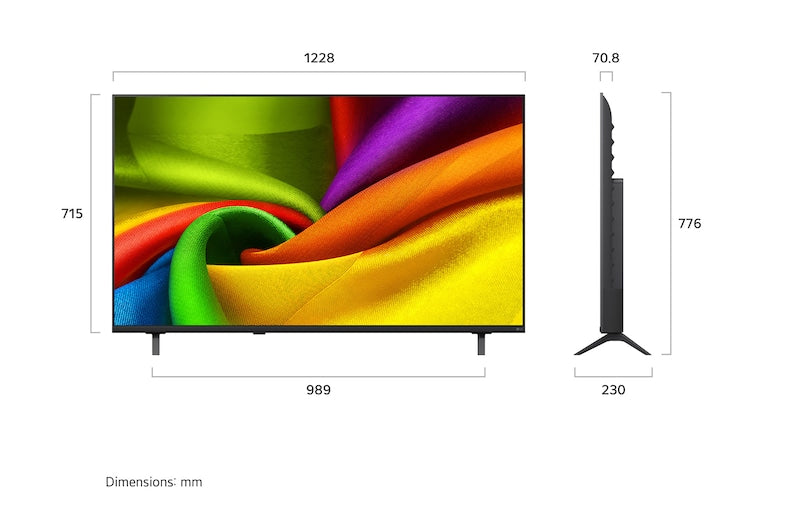 LG NANO 4K UHD AI NU84 Smart TV 55" (2026)