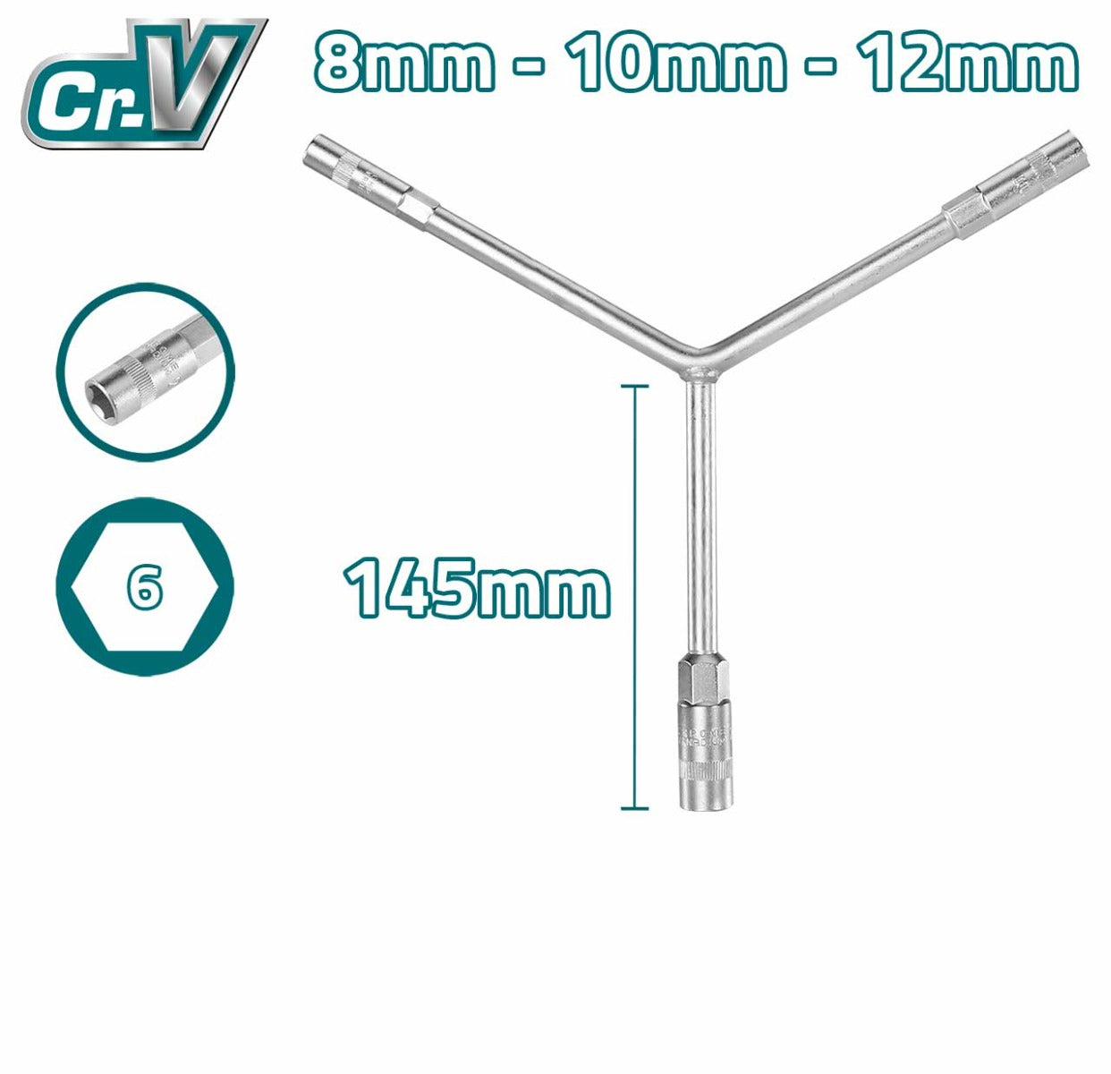 بوكس ثلاثي 12 ملم توتال (THYSW081012)