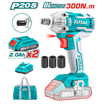 TOTAL 20V Cordless Impact Wrench - High Torque & Precision
