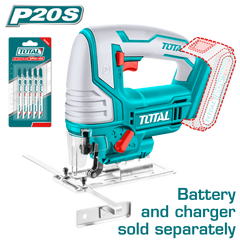 TOTAL Cordless jig saw 20V (TJSLI8501)