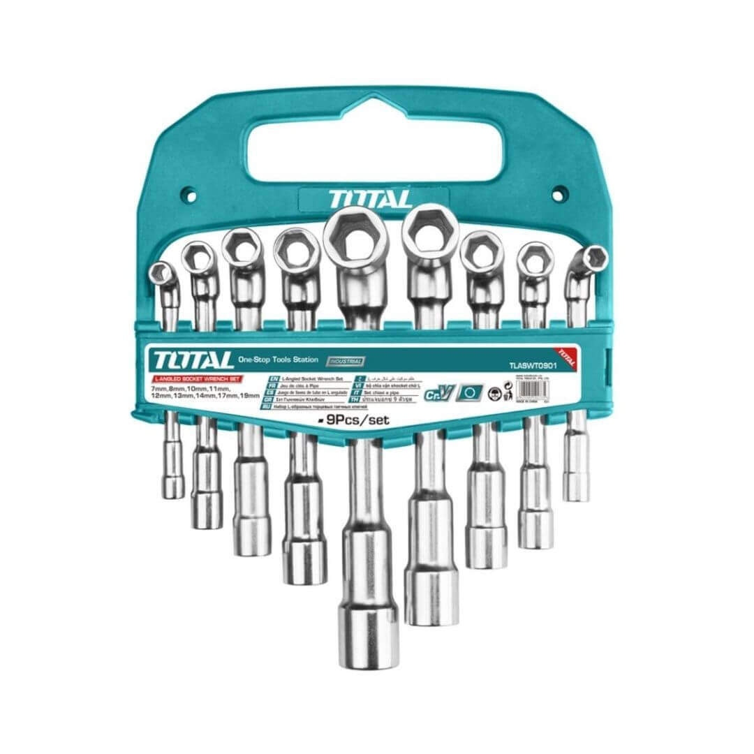TOTAL L-Angled Socket Wrench Set | Strength & Durability