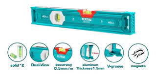 TOTAL 40cm Magnetic Spirit Level (TMT24056) – High Precision & Stability