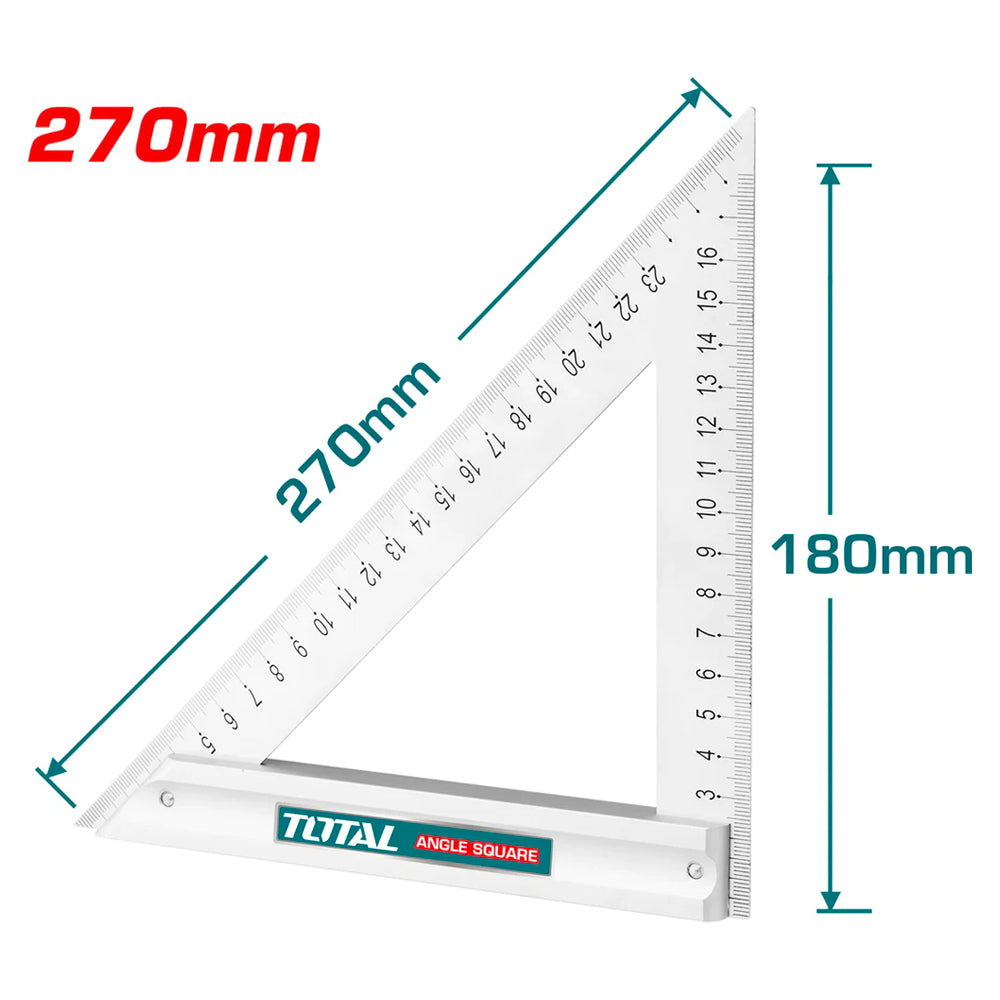 مسطرة زاوية 270مم توتال (TMT61203) – دقة عالية ومتانة