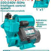 TOTAL 0.5HP Intelligent Self-Priming Water Pump with 2L Tank - TWP113706