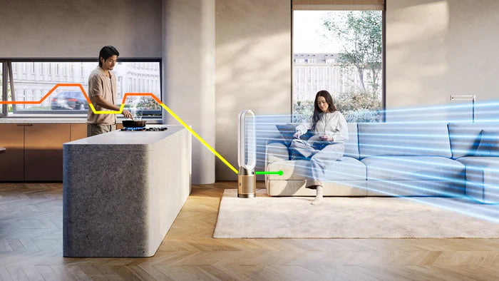 جهاز تنقية الهواء دايسون TP12 - نيكل/ذهبي