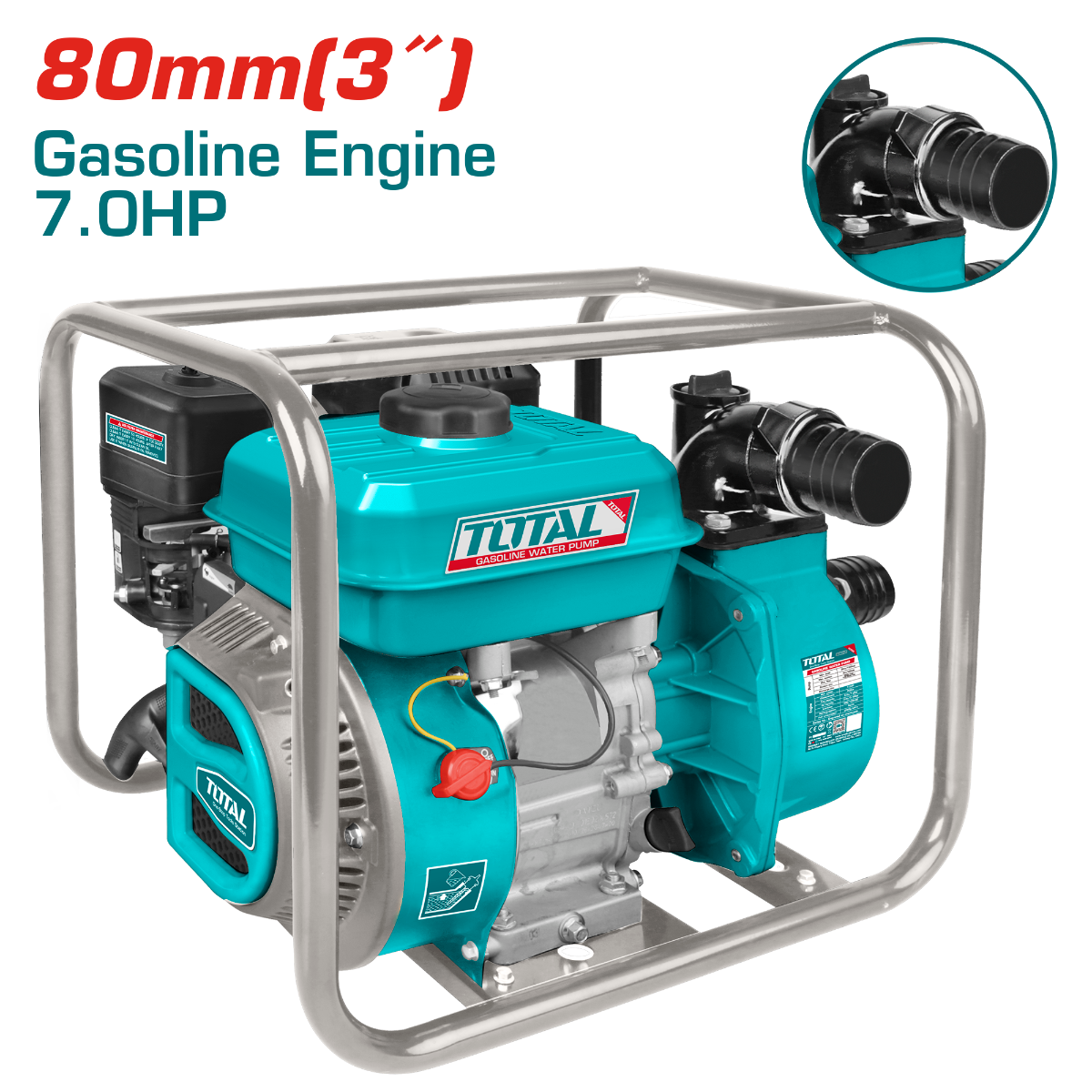 TOTAL Gasoline water pump (TP3302)