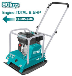 TOTAL Gasoline plate compactor 4.8kW | 6.5HP - 90Kgs (TP7100-2)