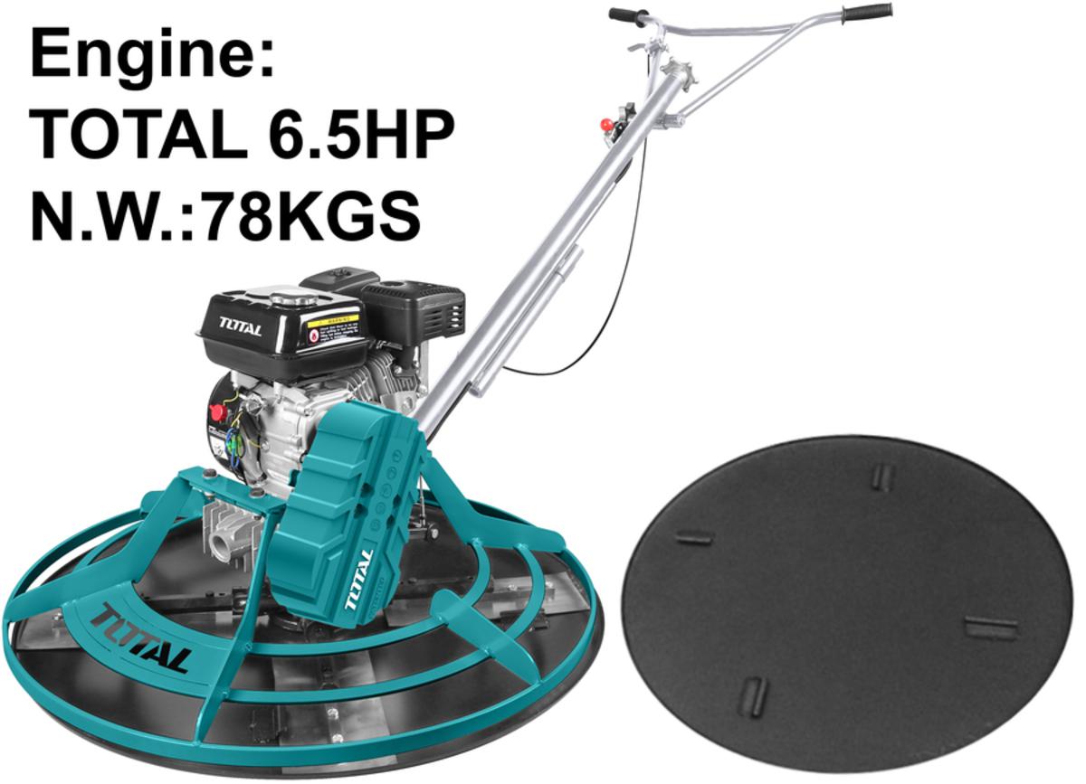 TOTAL Gasoline power trowel 6.5 HP