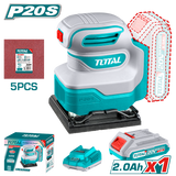 TOTAL Cordless sheet sander (TSHSLI20141)