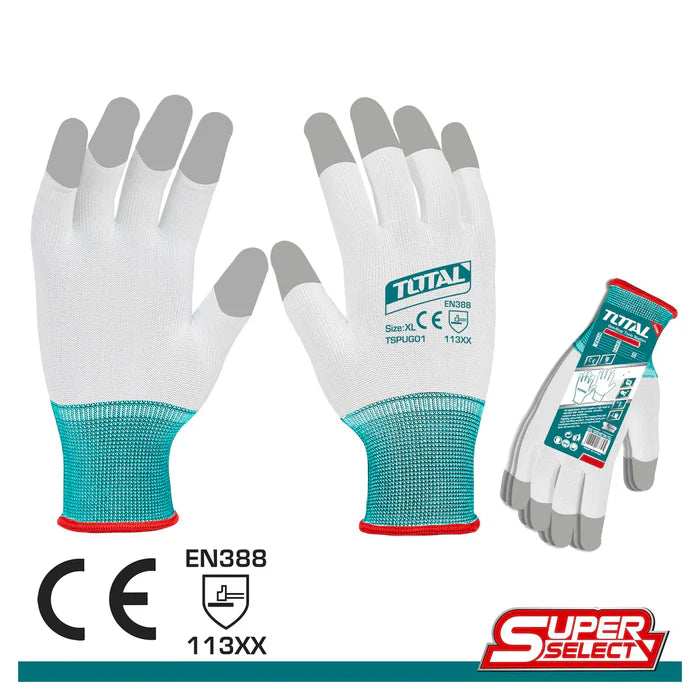TOTAL PU Coated Gloves – Flexible, Lightweight Protection
