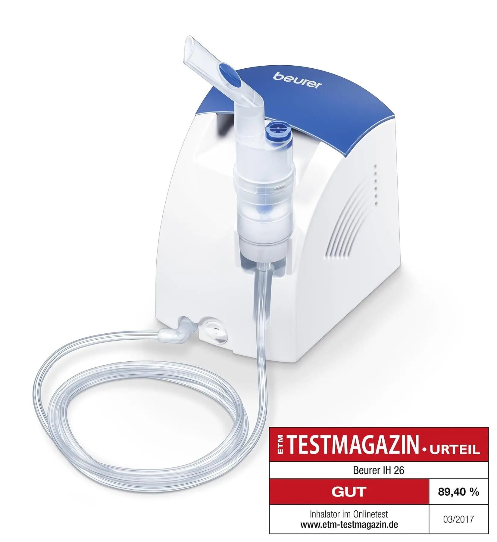 Beurer IH 26 Compressor Nebulizer for Respiratory Treatment