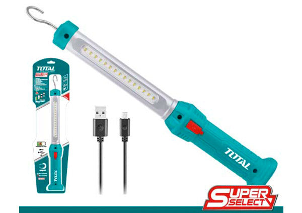 TOTAL Tools TWLI35261-Work Lamp Max: 300 lumens (4 hours)