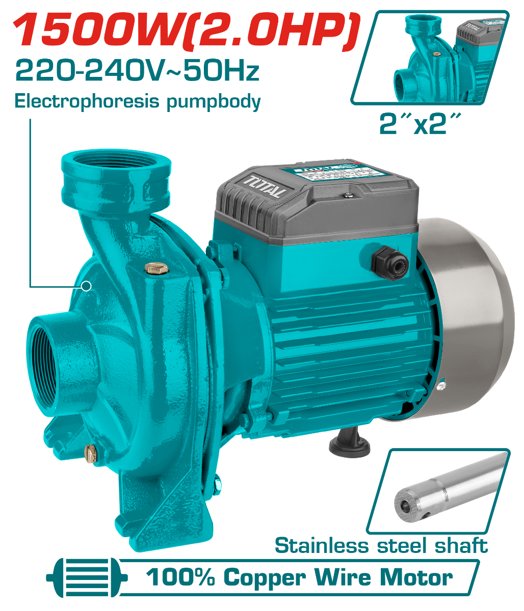 TOTAL Water pump 1500W (TWP2150026)