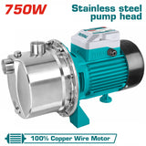 TOTAL Jet Water Pump Stainless Steel Self-Priming 750W | 1.0HP (TWPS375062)