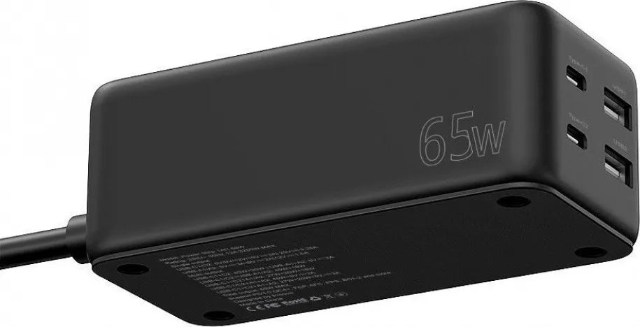 وصلة كهربائية بروف بقوة 65 وات وبطول 1.5 متر ومقبس واحد