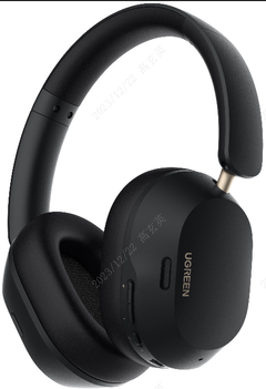 UGREEN HiTune Max5c Hybrid Active Noise-Cancelling Headphones Black - 35757