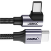 UGREEN USB-C 2.0 Male To Angled USB-C 2.0 Male 3A Data Cable(90°Angle) 2.00M - 50125