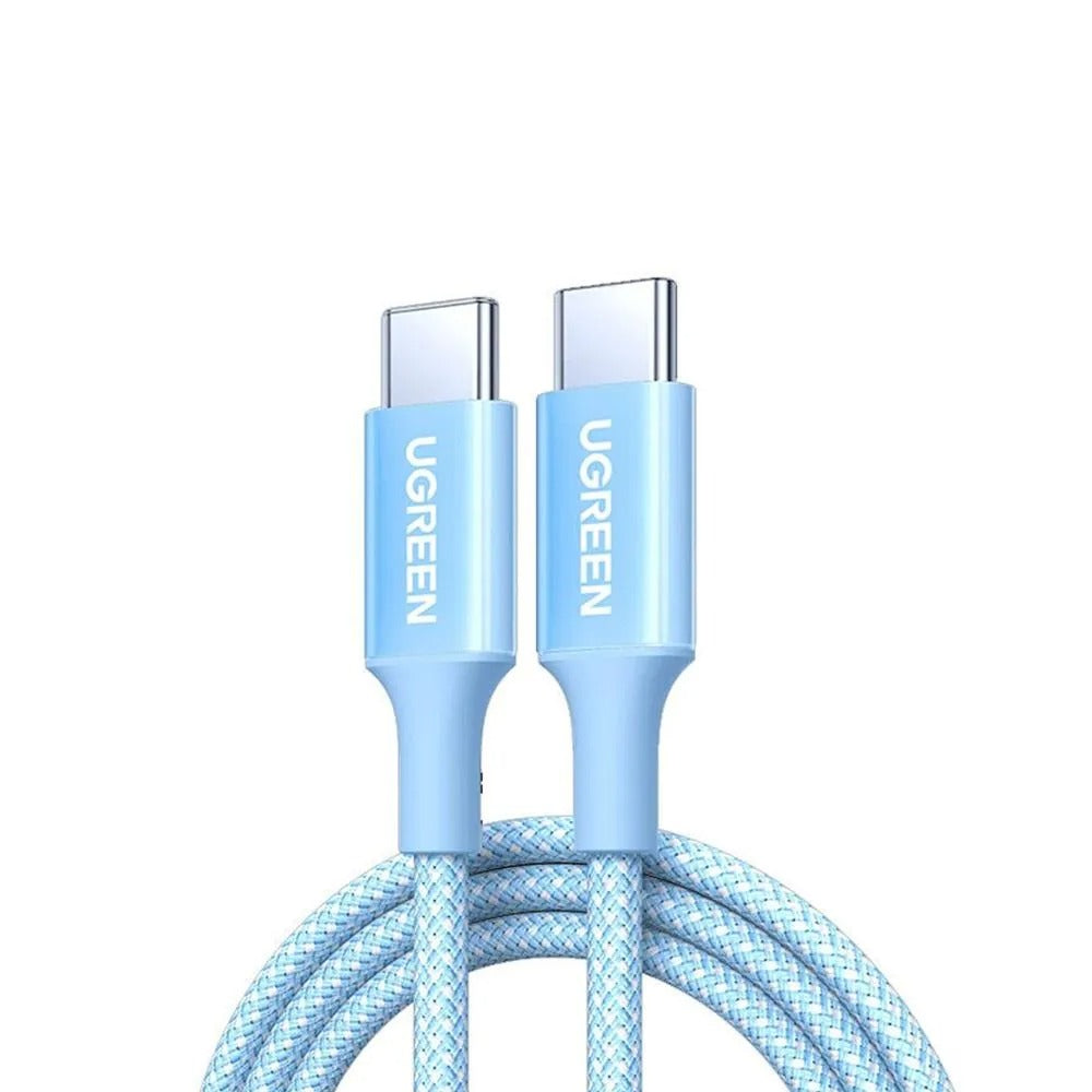 UGREEN USB-C to USB-C PD Fast Charging 100W Braided Cable 5A Max 1m blue - 65253