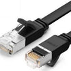 UGREEN Cat 6 U/UTP Pure Copper Ethernet Flat Cable 5m (Black)