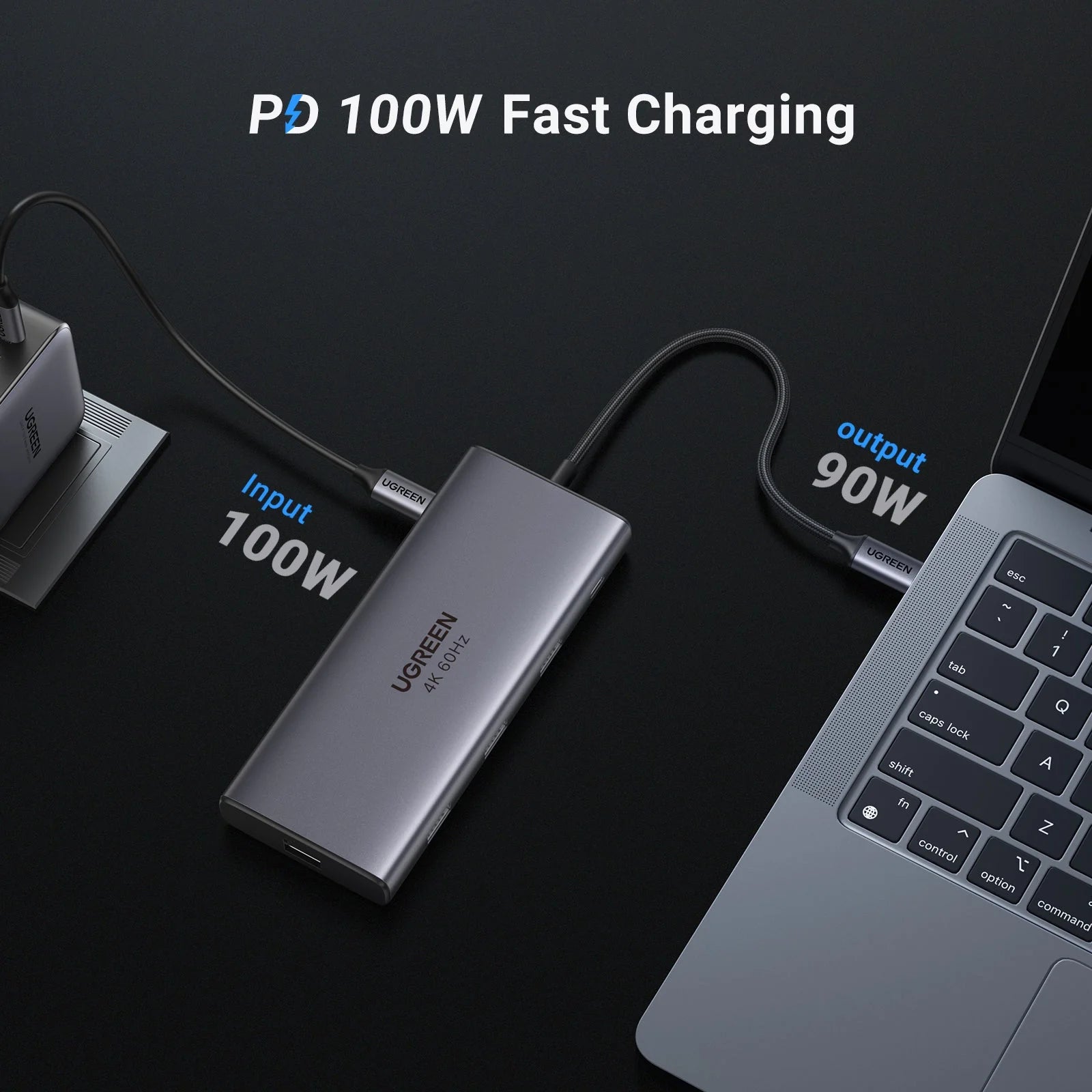 UGREEN 10-in-1 USB-C Hub with Dual HDMI, PD, LAN & SD Reade