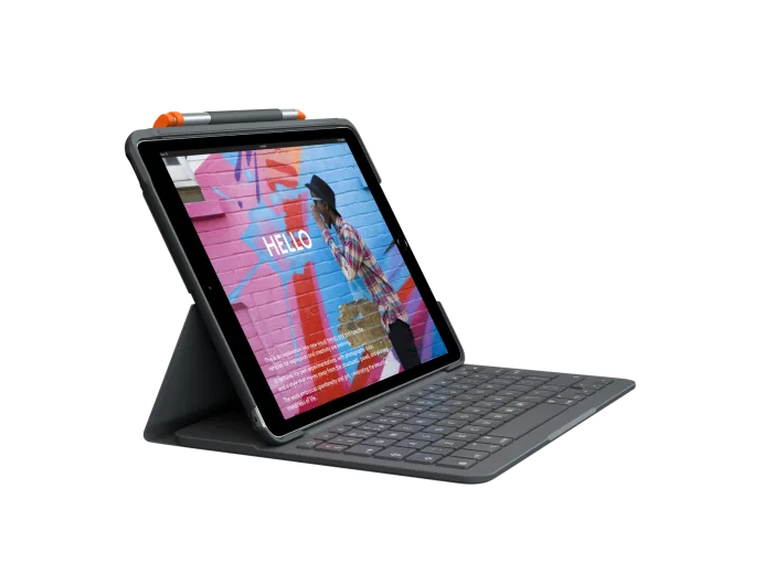Logitech Slim Folio لوحة مفاتيح لجهاز iPad Air الجيل الثالث