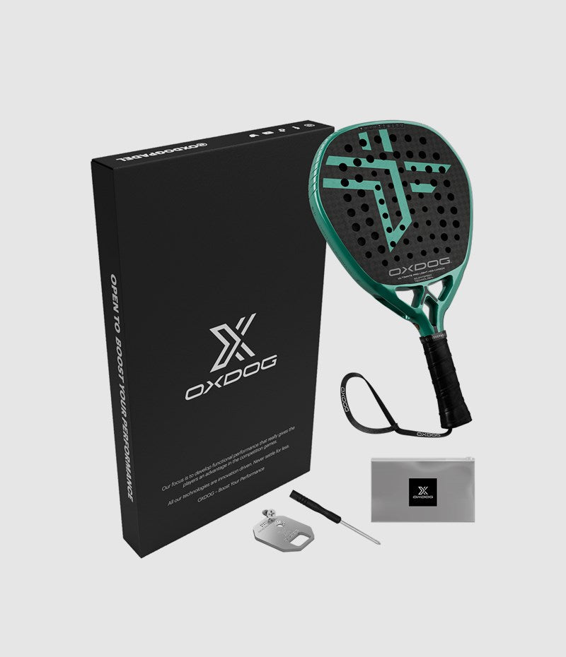 OXDOG Ultimate Pro Light HES-Carbon SilentSpeed 3D/Sand DM Racket