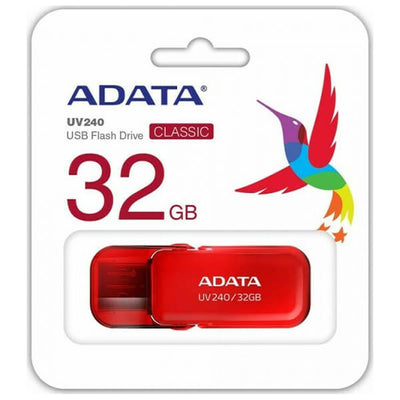 ADATA UV240 32GB USB 2.0 Flash Drive – Red