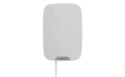 Ajax KeyPad Fibra Wired Touch Keypad – White