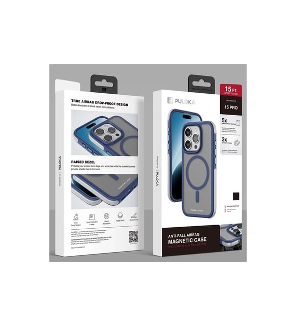 Puloka Classic Anti-Fall Airbag Magnetic Case - iPhone 16 Pro Max