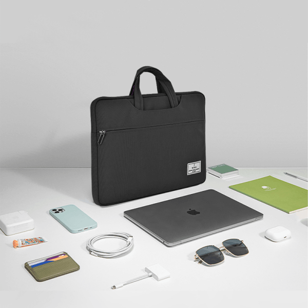 حقيبة يد ويوو فيفي للكمبيوتر المحمول مقاس 14 بوصة - أسود