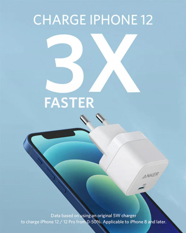 Anker PowerPort III |Zolo 20W Cube - Fast & Compact Charger