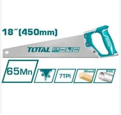 TOTAL Hand Saw 450mm - 18" (THT55450)