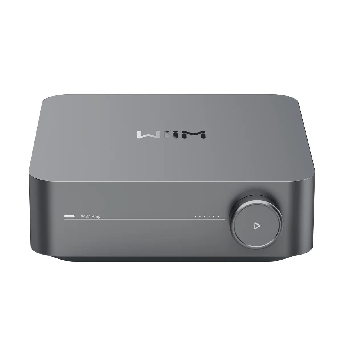 WiiM Amp Smart Streaming Amplifier, 60W per Channel at 8 Ohms, HDMI ARC - Space Grey