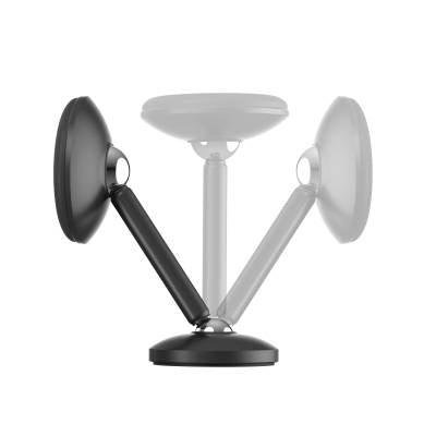 حامل هاتف للسيارة قابل للدوران 360 درجة من Wiwu CH004، إصدار أرضي مسطح مغناطيسي