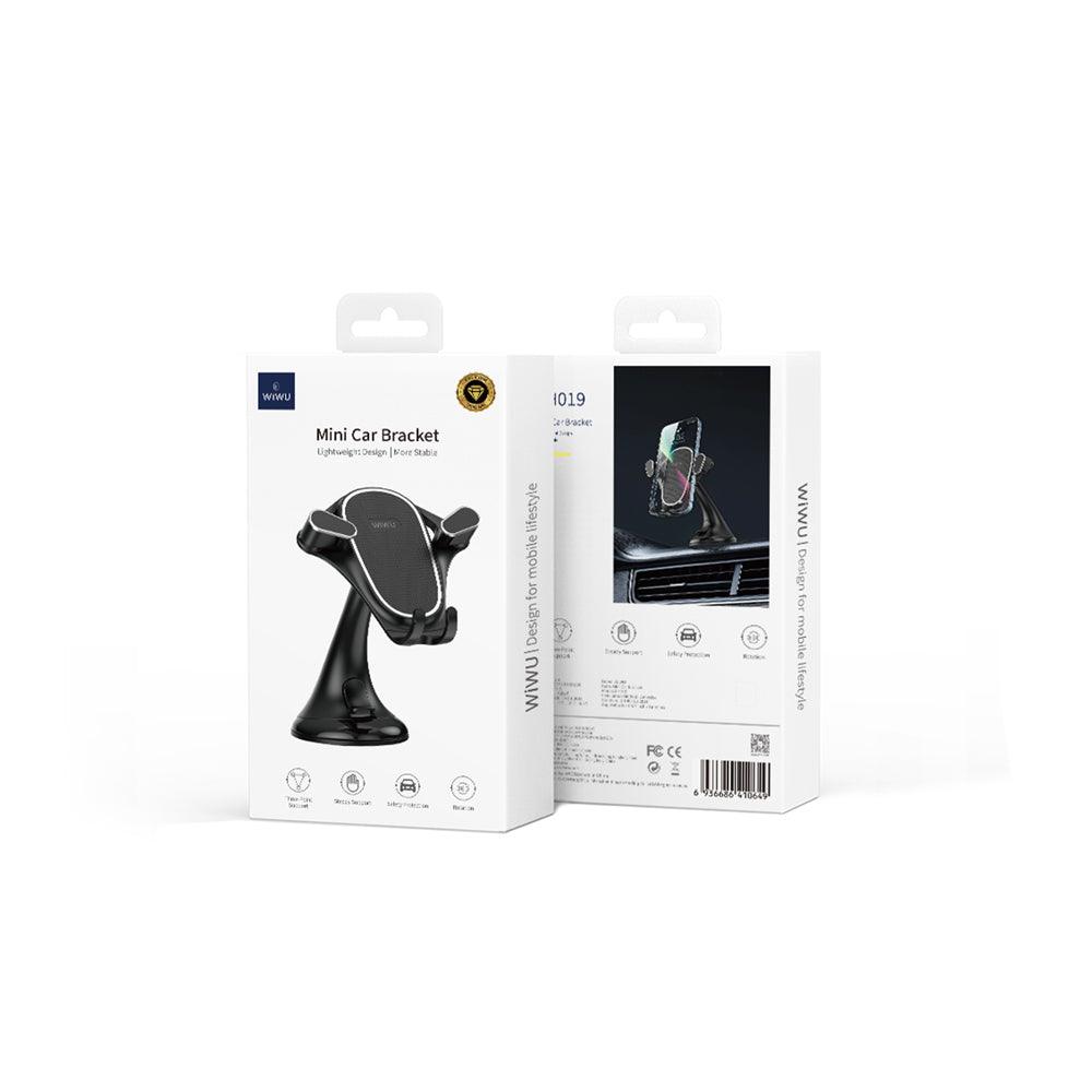 حامل هاتف للسيارة بتصميم كوب الشفط من Wiwu CH019 يعمل مع وزن الهاتف