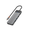 WiWU موزع Type-C 12 في 1 للماك بوك بمنفذ HDMI وLAN
