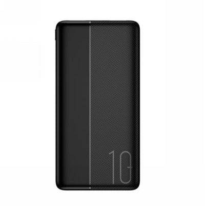 WIWU Wi-P078 Essen Power Bank – 10000mAh, Dual USB-A Outputs & USB-C Input, Black
