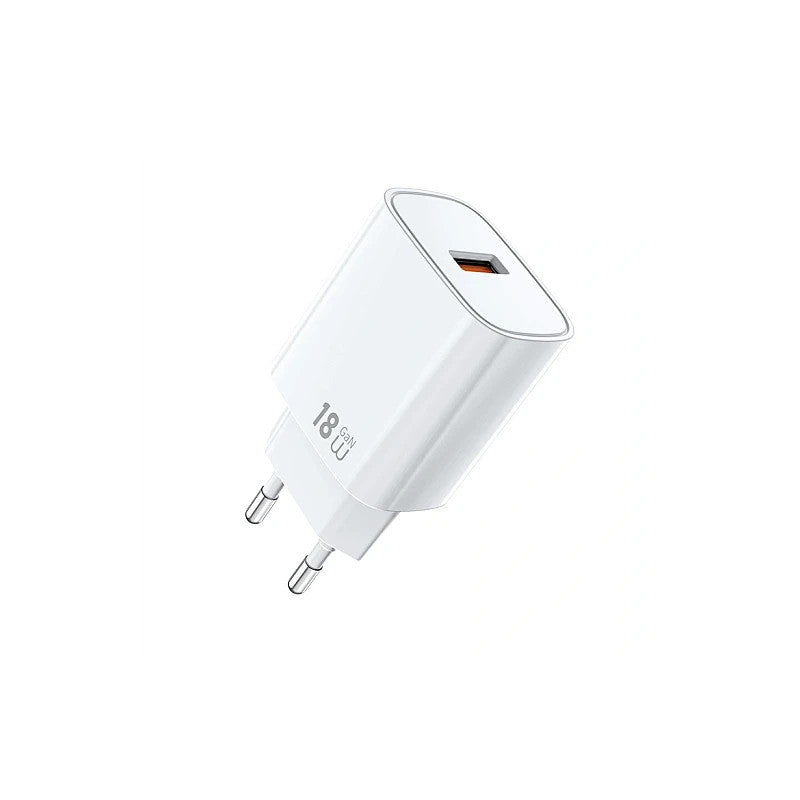 شاحن WiWU GaN 18W سريع ومتين مع منفذ USB ذكي