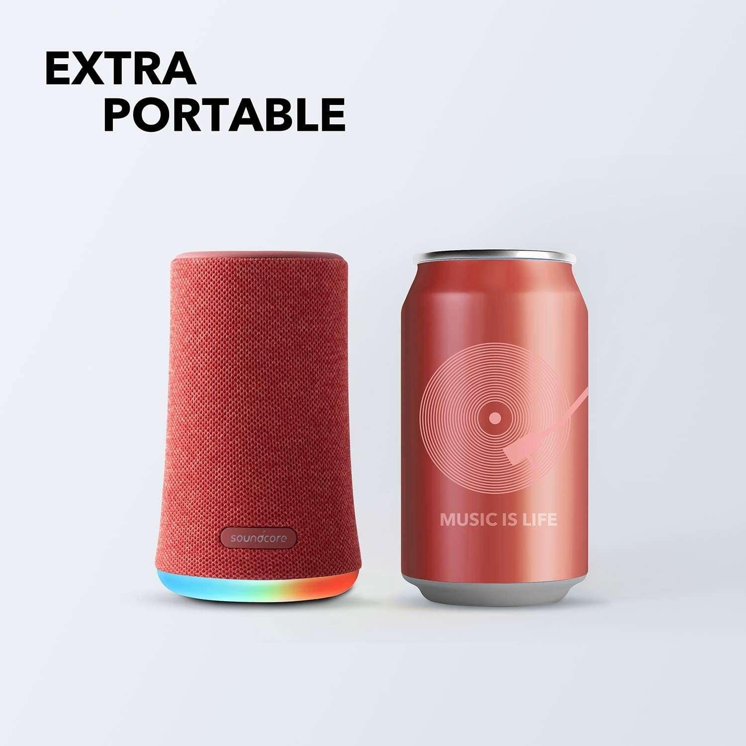 Anker Soundcore Flare Mini 360° Sound & LED Party Lights - Red & Blue