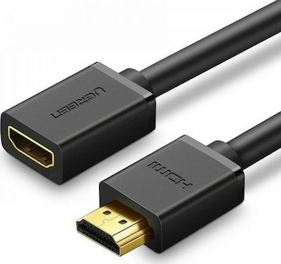 UGREEN HDMI Male to Female Cable 0.5m (Black) 10140