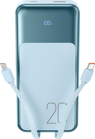 باور بانك XO PR249 20000mAh شحن سريع أزرق
