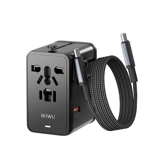 WiWU 45W Universal Plug Adapter Cable Combo Wi-UA014